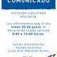 Comunicado Lunes 20 de Junio