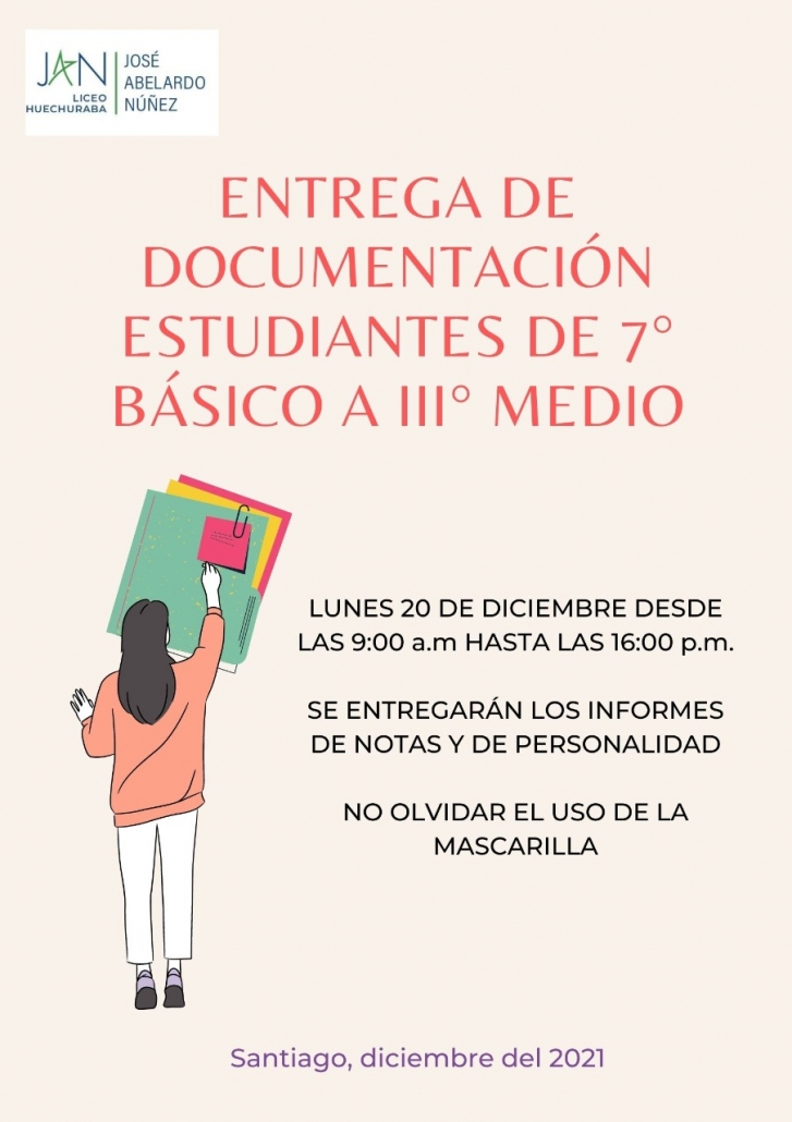 Entrega de documentación