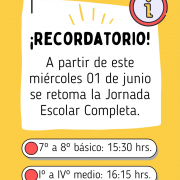 Retorno a jornada completa