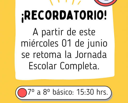 Retorno a jornada completa