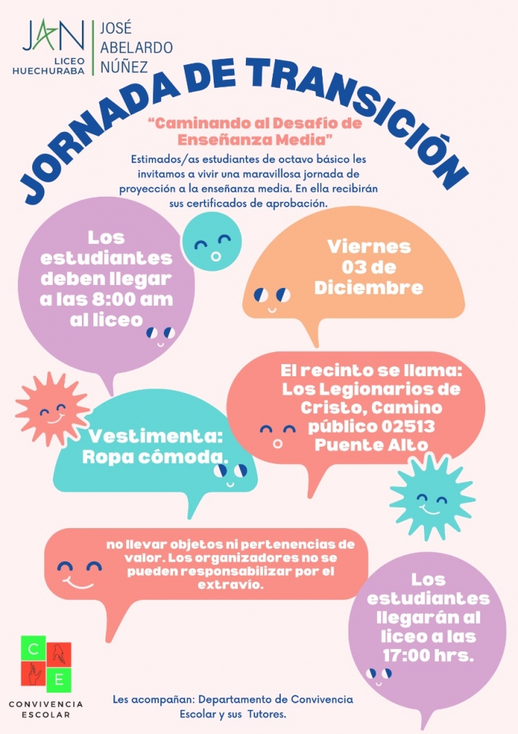 Jornada de Transición 8vos Básicos