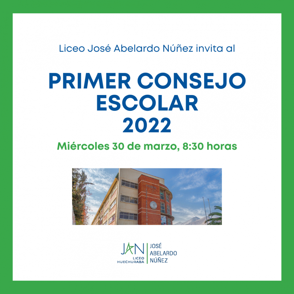 Primer Consejo Escolar 2022