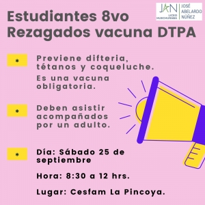 Vacunación Vacuna DTaP