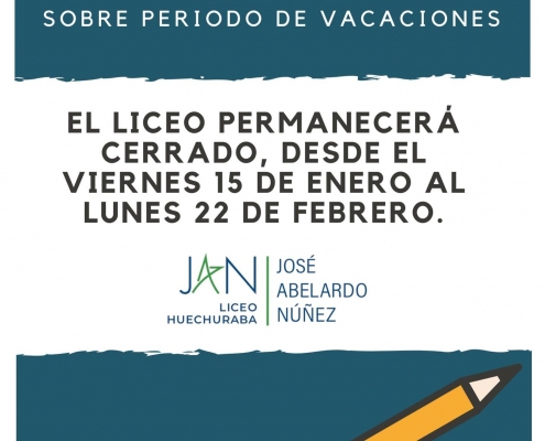 Periodo de Vacaciones