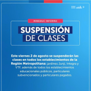 Suspensión de clases